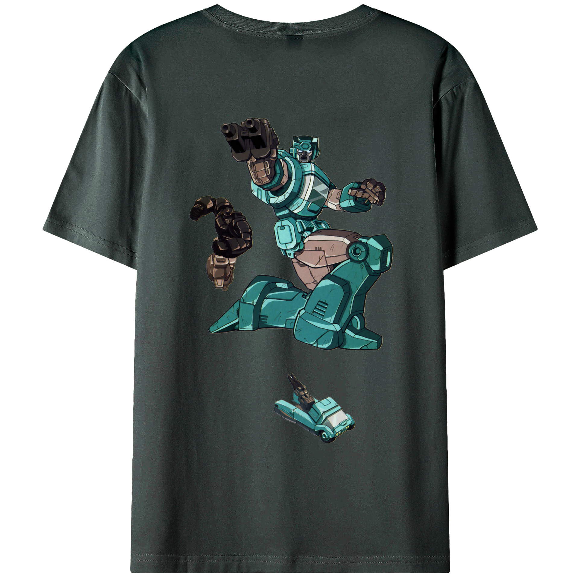 （画像用）  綿100％ メンズ半袖Tシャツ（バックプリント） 通気性